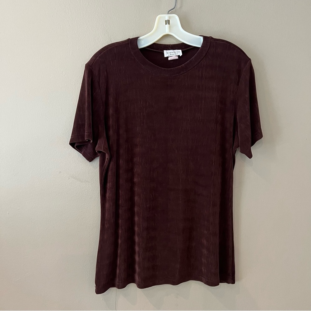 3 Pc MCM Top Brown Orange XL Velvet Ribbed Slouchy Slinky‎ Stretchy Comfy